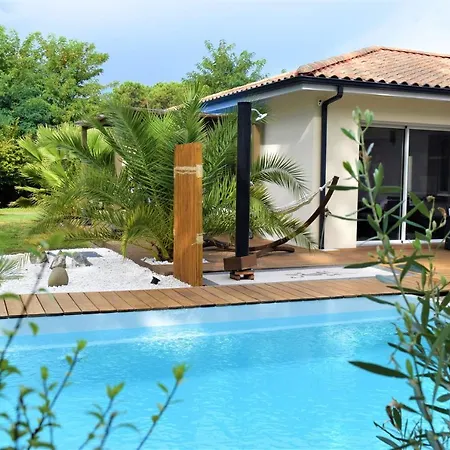 Villa De Charme 4 Etoiles Avec Piscine Privee Et Clim 8 Pers Pres Du Lac De Parentis Parentis-en-Born
