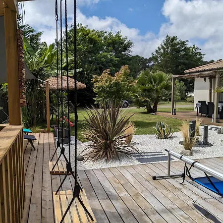 Villa De Charme 4 Etoiles Avec Piscine Privee Et Clim 8 Pers Pres Du Lac De Parentis * Parentis-en-Born
